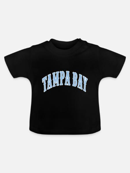 Tampa Bay - Baby Bio-T-Shirt mit Rundhals - Schwarz