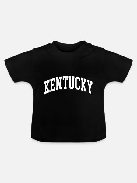 Kentucky - Baby Bio-T-Shirt mit Rundhals - Schwarz