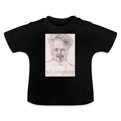 August Strindberg - Ekologisk T-shirt med rund hals baby