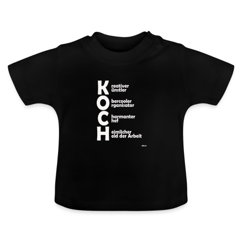 Was macht einen Koch aus? (Premium Shirt) - Baby Bio-T-Shirt mit Rundhals