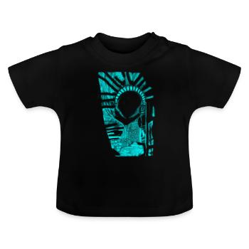 Statue de la Liberté NYC - T-shirt bio col rond Bébé - noir - Devant