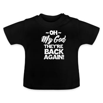 Backstreet - Baby Bio-T-Shirt mit Rundhals - Schwarz - Vorne