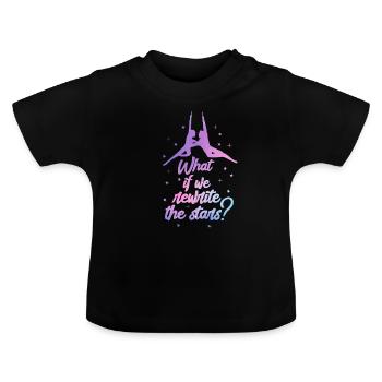 Zirkus - Baby Bio-T-Shirt mit Rundhals - Schwarz - Vorne