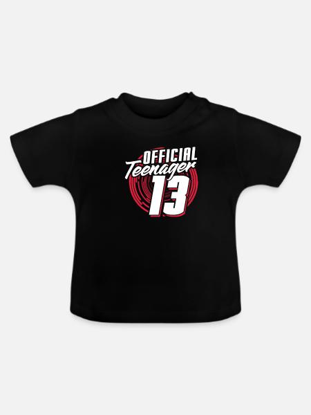 adolescent - T-shirt bio col rond Bébé - noir