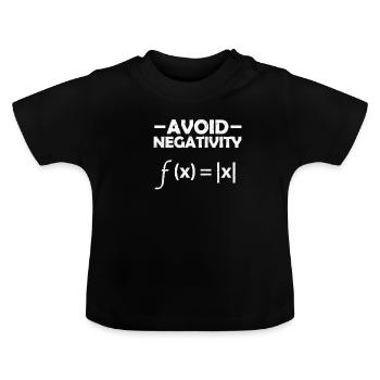 Mathématiciens - T-shirt bio col rond Bébé - noir - Devant