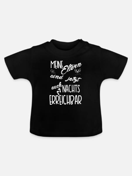 Baby Body - Baby Bio-T-Shirt mit Rundhals - Schwarz