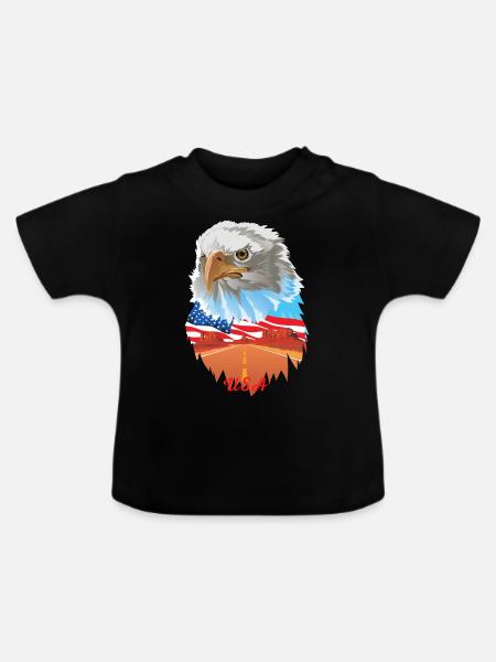 Kraft 2 - Baby Bio-T-Shirt mit Rundhals - Schwarz