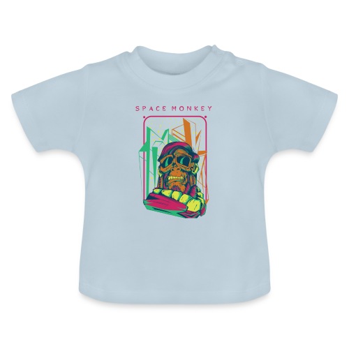Spacemonkey - Baby Bio-T-Shirt mit Rundhals