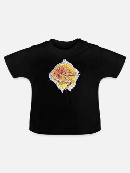 Gonyaulax spinifera - Baby Bio-T-Shirt mit Rundhals - Schwarz