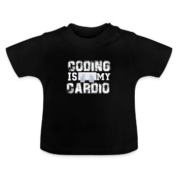 programmer - Baby Organic T-Shirt with Round Neck - black - Front