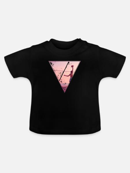 Beach - Baby Bio-T-Shirt mit Rundhals - Schwarz