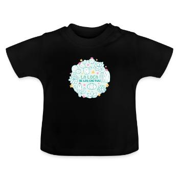 THE CRAZY CRAZY 01 - Baby Organic T-Shirt with Round Neck - black - Front