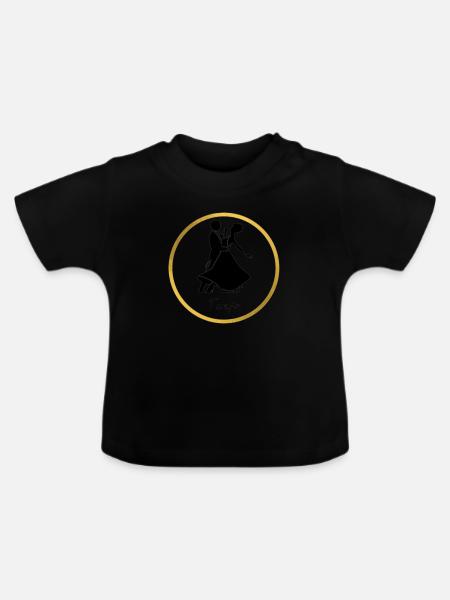 Tango - Baby Bio-T-Shirt mit Rundhals - Schwarz