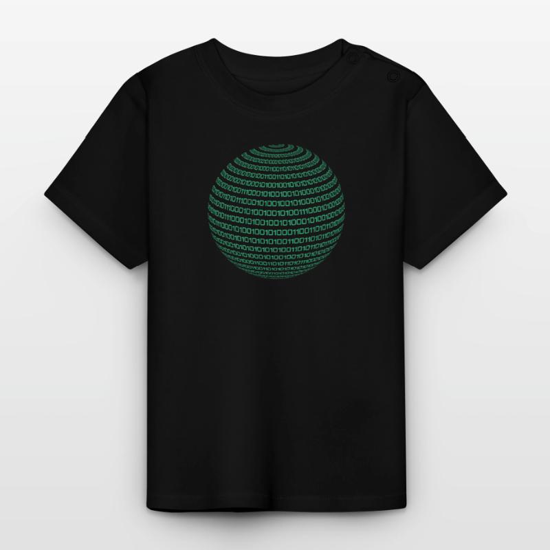 Binary Code Code Computer Science Nerd Student Gift Baby Organic T-Shirt with Round Neck