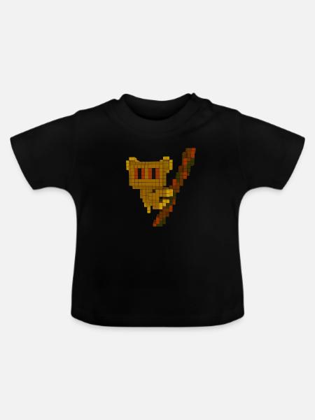 Koboldmaki - Baby Bio-T-Shirt mit Rundhals - Schwarz
