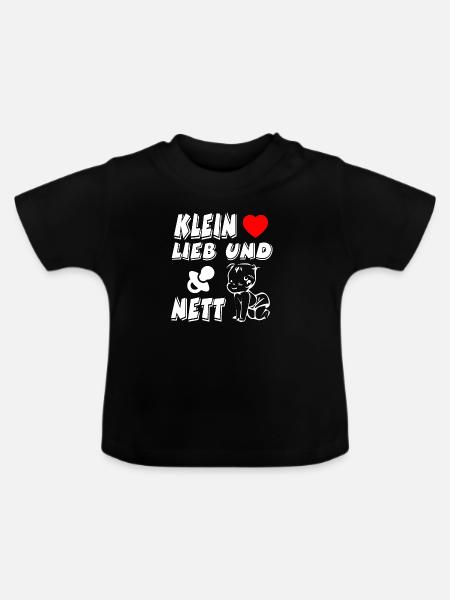 Baby - Baby Bio-T-Shirt mit Rundhals - Schwarz