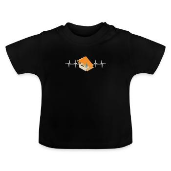 Roofer Roofing Contractor Construction Worker - Baby Bio-T-Shirt mit Rundhals - Schwarz - Vorne