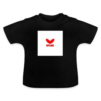 1ère collection hors ligne - T-shirt bio col rond Bébé - noir - Devant
