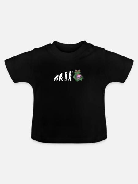 Psychedelic Research Volunteer - Baby Bio-T-Shirt mit Rundhals - Schwarz