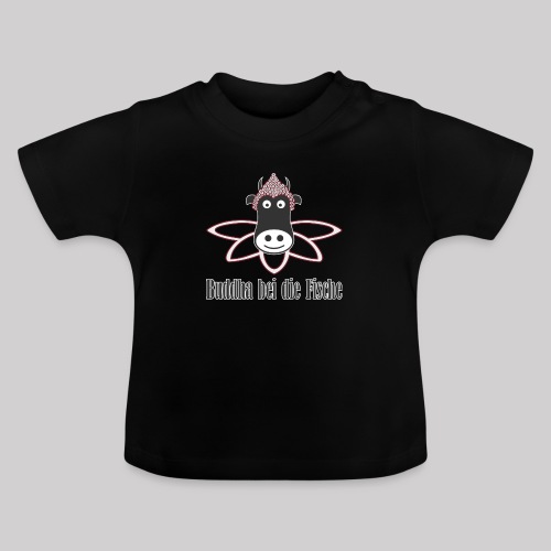 Speak kuhlisch - BUDDHA BEI DIE FISCHE - Baby Bio-T-Shirt mit Rundhals