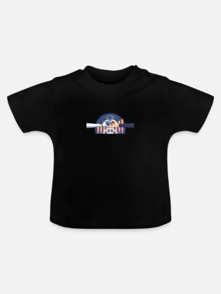 Artificial Intelligence Ai Chat - Baby Bio-T-Shirt mit Rundhals - Schwarz