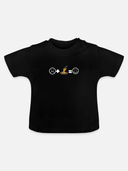 Swiss Cheese Fondue Raclette - Baby Bio-T-Shirt mit Rundhals - Schwarz