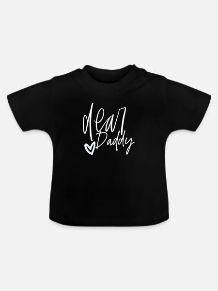 Bester Vater aller Zeiten - Baby Bio-T-Shirt mit Rundhals - Schwarz