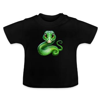 Vêtements Viper - T-shirt bio col rond Bébé - noir - Devant