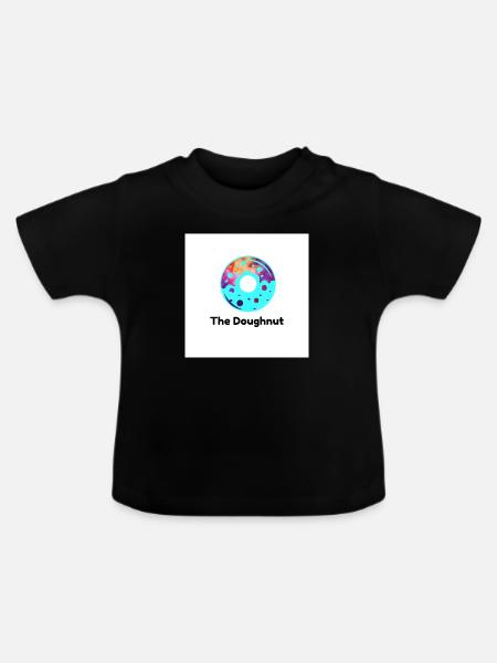 The Doughnut - Baby Bio-T-Shirt mit Rundhals - Schwarz