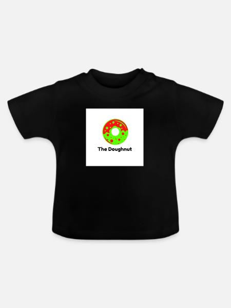 The Doughnut - Baby Bio-T-Shirt mit Rundhals - Schwarz
