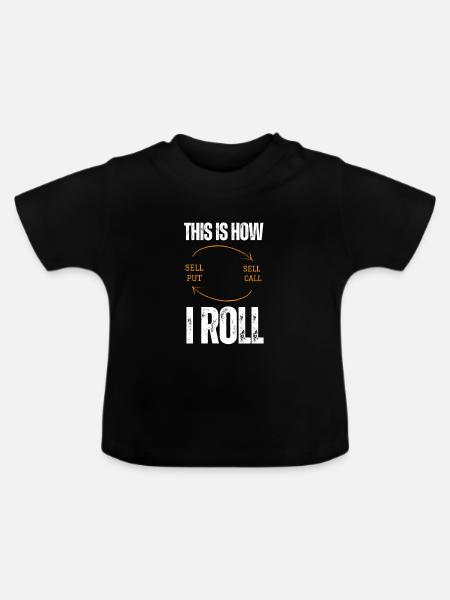 Volatility Options Trading Trader - Baby Bio-T-Shirt mit Rundhals - Schwarz