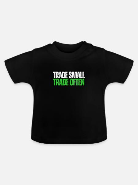 Volatility Options Trading Trader - Baby Bio-T-Shirt mit Rundhals - Schwarz