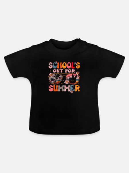 Abschlussfeier 2024 Abiturfeier - Baby Bio-T-Shirt mit Rundhals - Schwarz