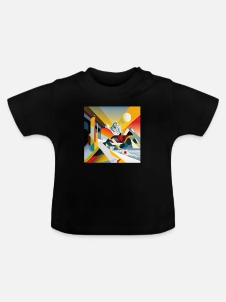 The Bauhaus Legacy - Baby Bio-T-Shirt mit Rundhals - Schwarz