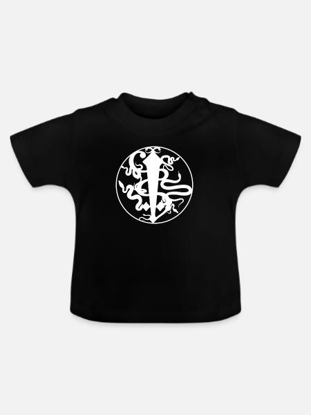 Snakecross - Baby Bio-T-Shirt mit Rundhals - Schwarz