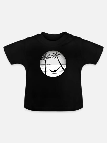 PARADIES - Baby Bio-T-Shirt mit Rundhals - Schwarz