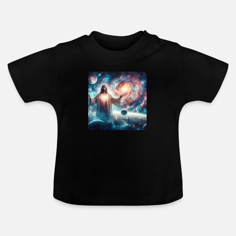 Image 24 - T-shirt bio col rond Bébé - noir