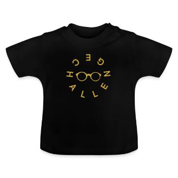 Challenge 2024 accepté - T-shirt bio col rond Bébé - noir - Devant