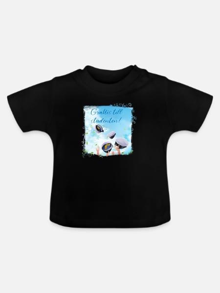 Abschlussfeier 2024 Abiturfeier - Baby Bio-T-Shirt mit Rundhals - Schwarz