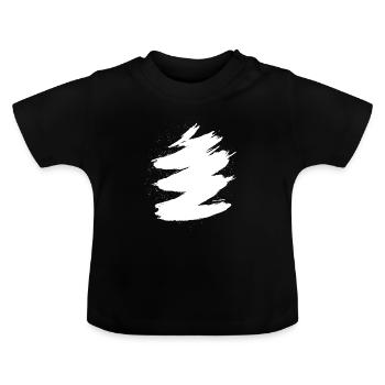 Coups - T-shirt bio col rond Bébé - noir - Devant