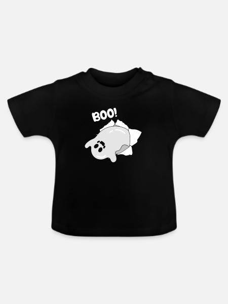 Ghost Of Disapproval - Baby Bio-T-Shirt mit Rundhals - Schwarz