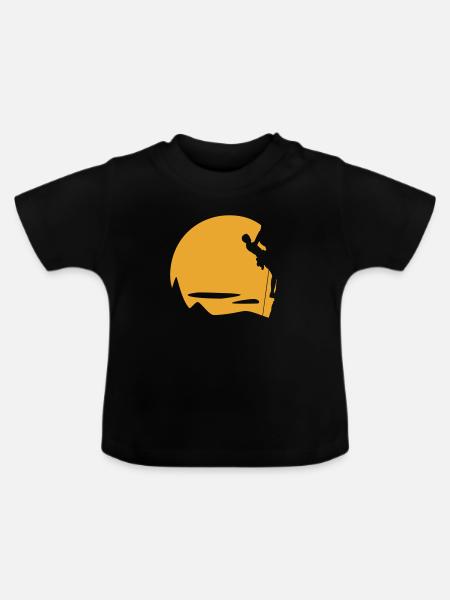 Sunpowder Climbing - Baby Bio-T-Shirt mit Rundhals - Schwarz