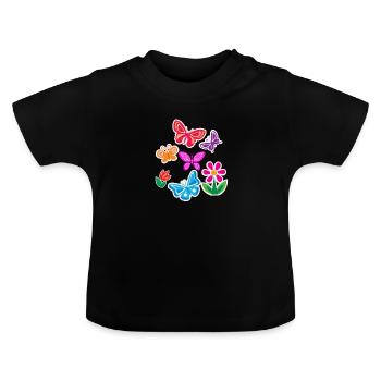 Beau design pour les tout-petits.sweet baby shirt - T-shirt bio col rond Bébé - noir - Devant