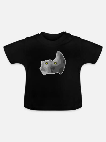 Katzenartig - Baby Bio-T-Shirt mit Rundhals - Schwarz
