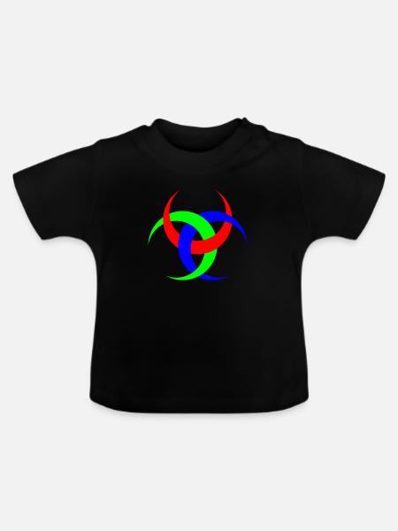 Emblem von Diana - Baby Bio-T-Shirt mit Rundhals - Schwarz