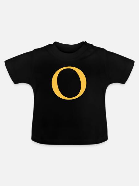 O - Baby Bio-T-Shirt mit Rundhals - Schwarz