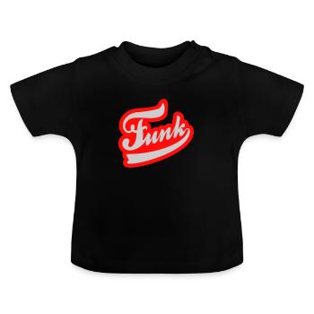 Funk - Baby Bio-T-Shirt mit Rundhals - Schwarz - Vorne