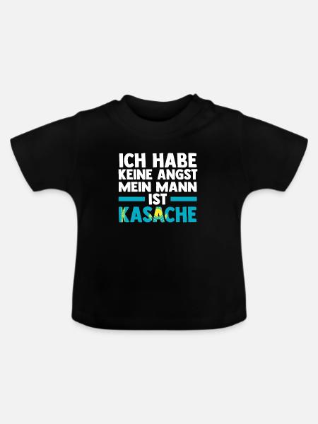 Kasachen Kasachstan - Baby Bio-T-Shirt mit Rundhals - Schwarz