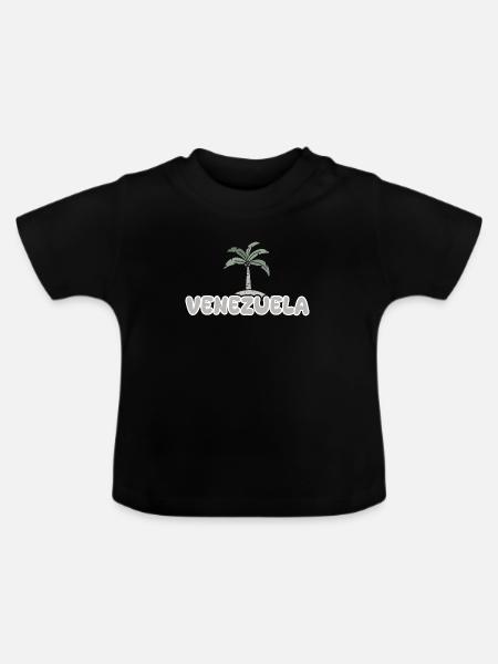 Geschenk für Venezuela - Baby Bio-T-Shirt mit Rundhals - Schwarz