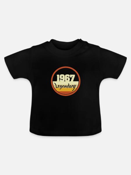 Legendary 1967 - Baby Bio-T-Shirt mit Rundhals - Schwarz